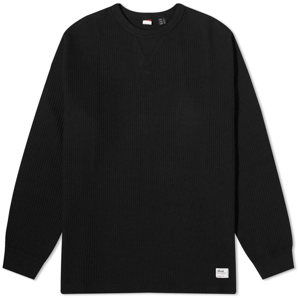 商品NANGA|NANGA Long Sleeve Eco Hybrid Waffle T-Shirt,价格¥560,第1张图片