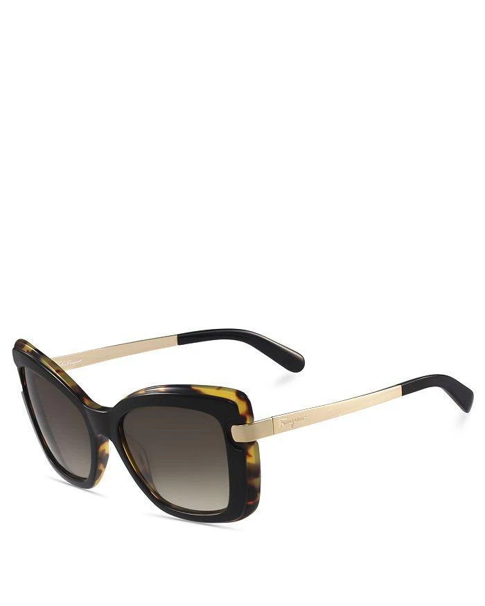 商品Salvatore Ferragamo|Women's Zyl Square Butterfly Sunglasses, 54mm,价格¥2437,第2张图片详细描述