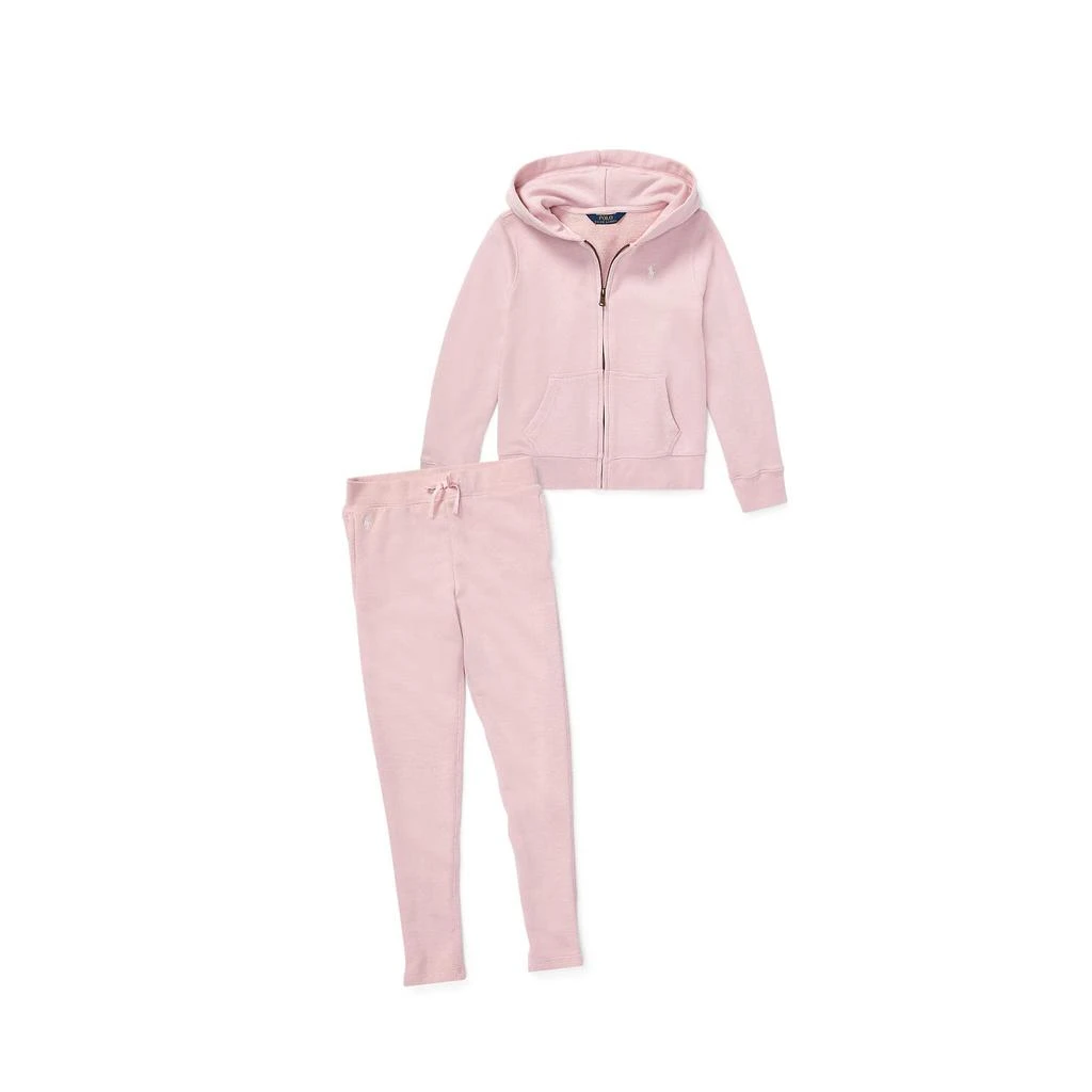 商品Ralph Lauren|大童款 棉质混纺毛圈连帽衫,价格¥484,第3张图片详细描述