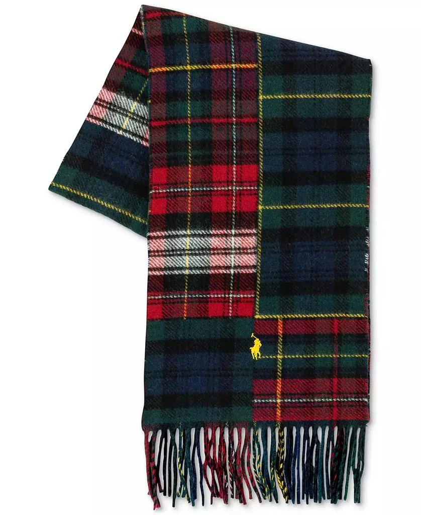 商品Ralph Lauren|男士 羊毛格子围巾 拉夫劳伦围巾,价格¥815,第2张图片详细描述