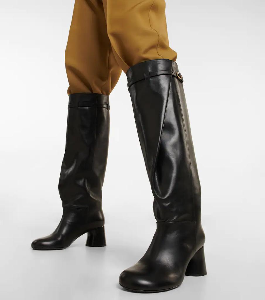 Admiral leather knee-high boots商品第4张图片规格展示