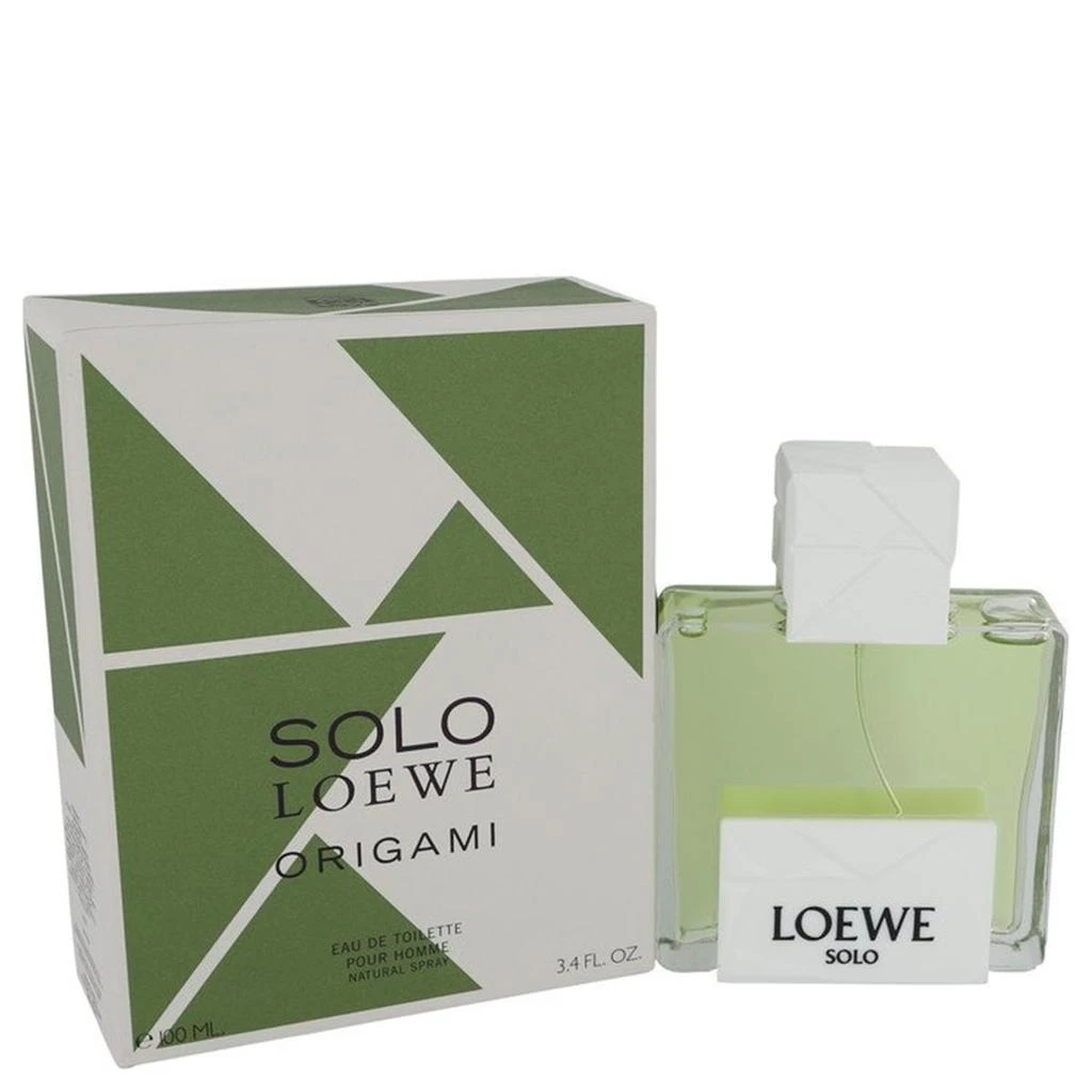 商品Loewe|Loewe 542023 3.4 oz Solo Origami EDT Spray for Men,价格¥628,第1张图片