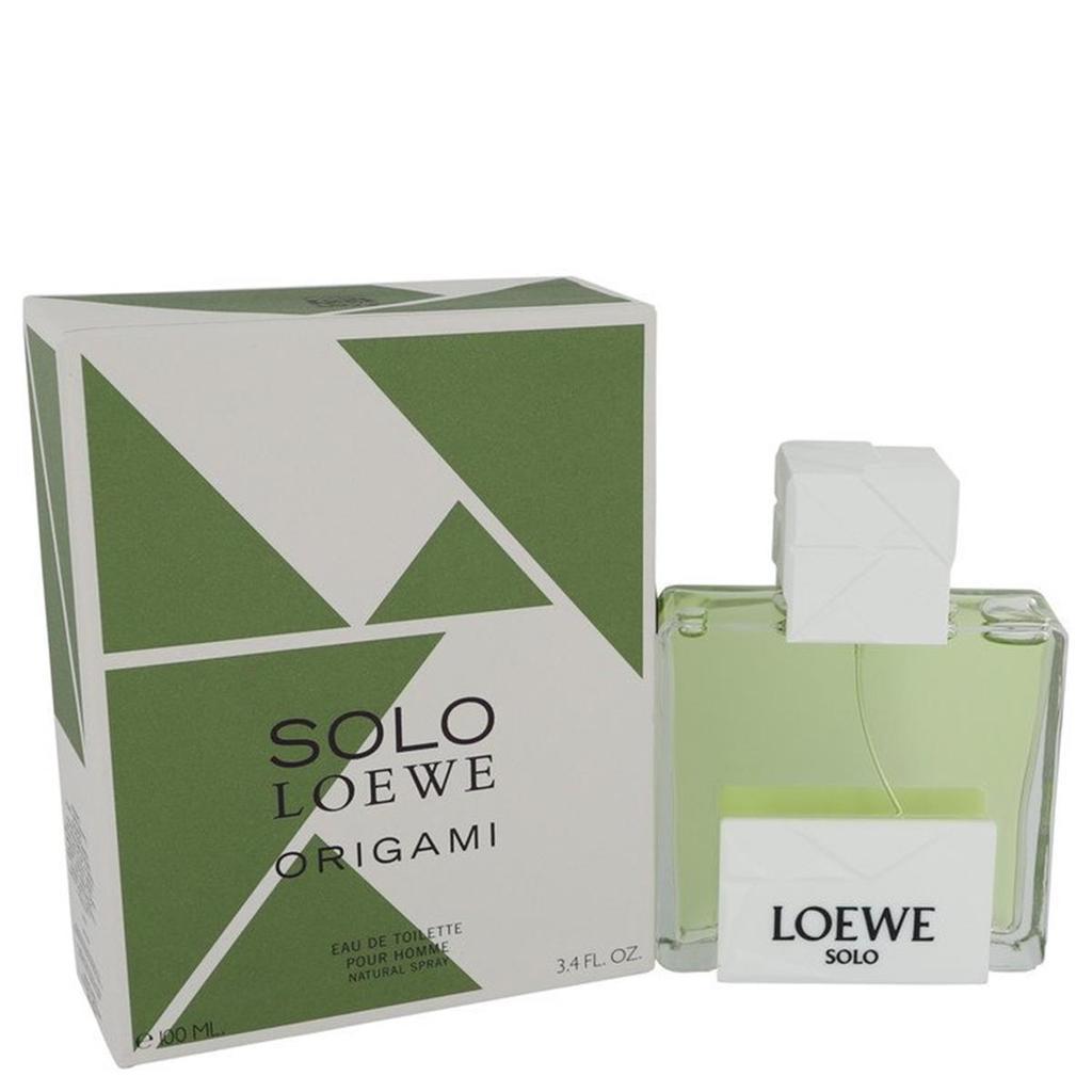 商品Loewe|Loewe 542023 3.4 oz Solo Origami EDT Spray for Men,价格¥566,第1张图片