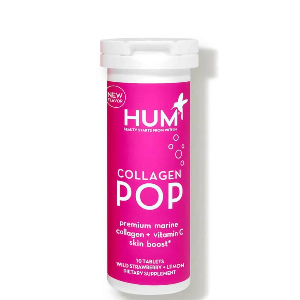 商品Hum Nutrition|HUM Nutrition Collagen Pop Vitamin C Dissolvable Tablets - Wild Strawberry Lemon,价格¥101,第1张图片