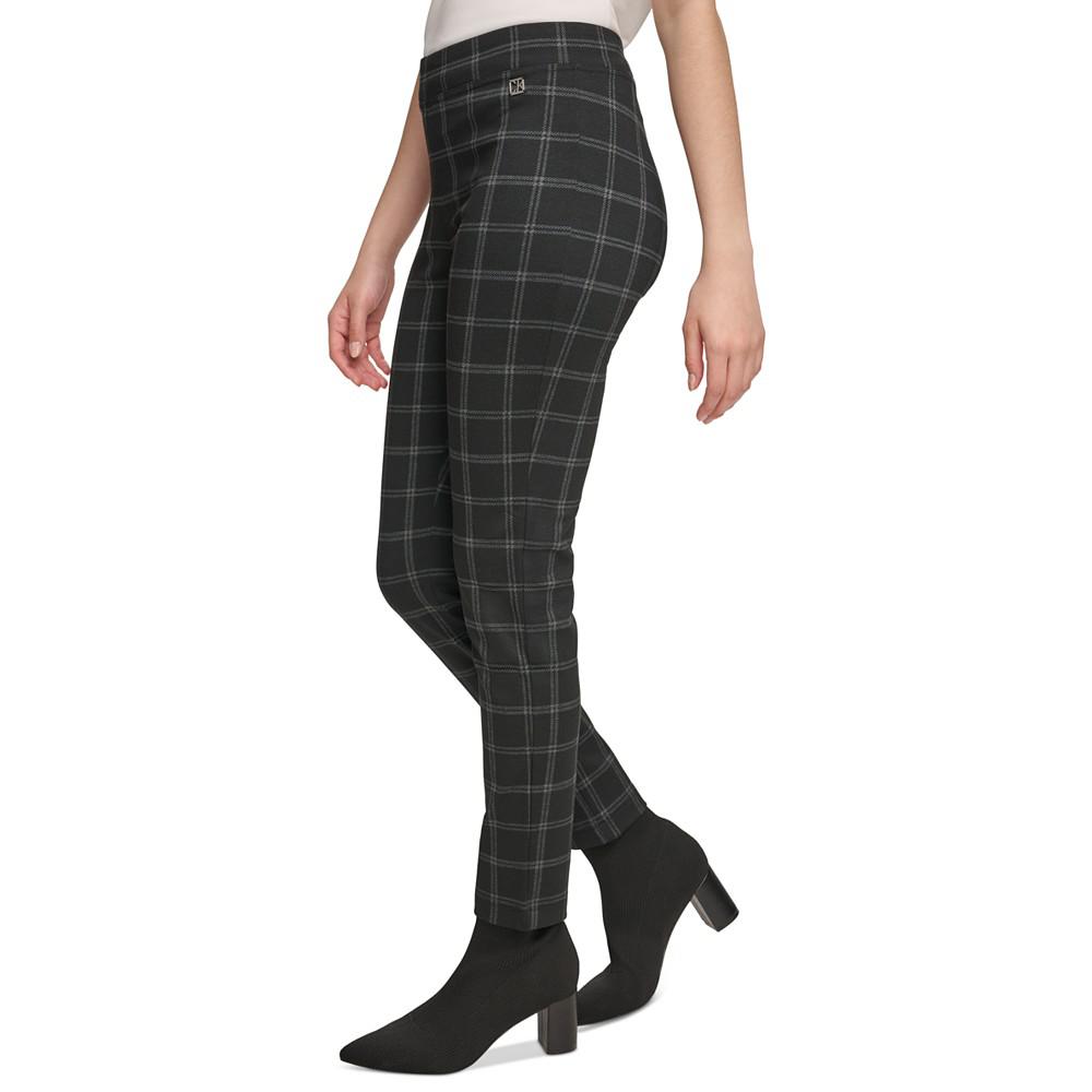 Women's Plaid Pull-On Leggings商品第3张图片规格展示