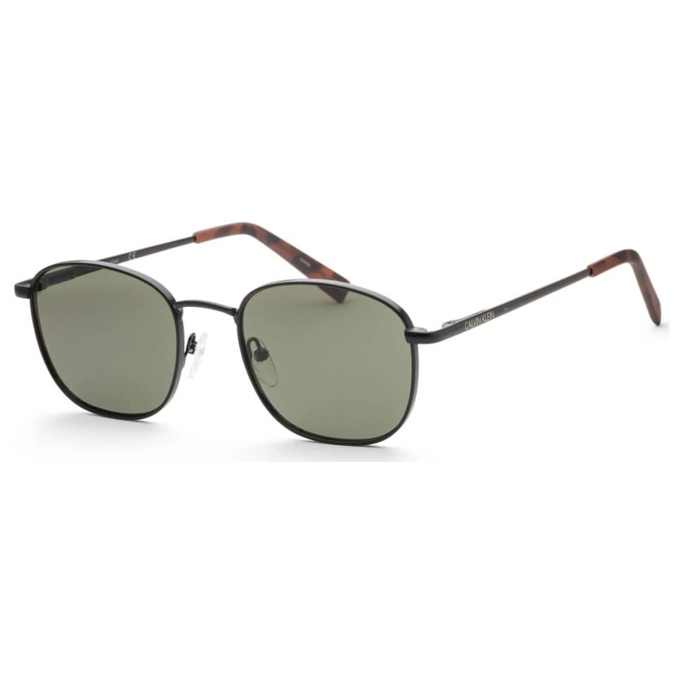 商品Calvin Klein|Calvin Klein Men's Black Aviator Sunglasses,价格¥192,第1张图片