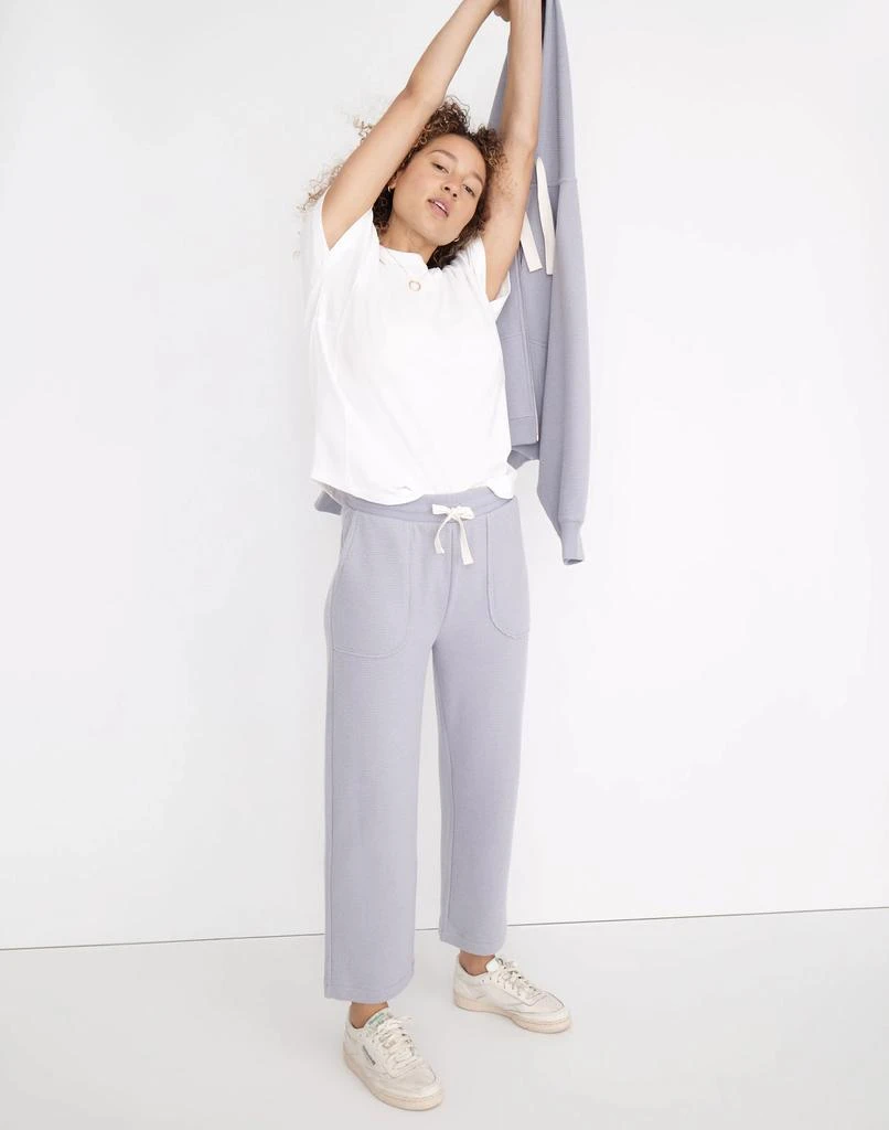 商品Madewell|Textured Waffle Straight Sweatpants,价格¥597,第1张图片