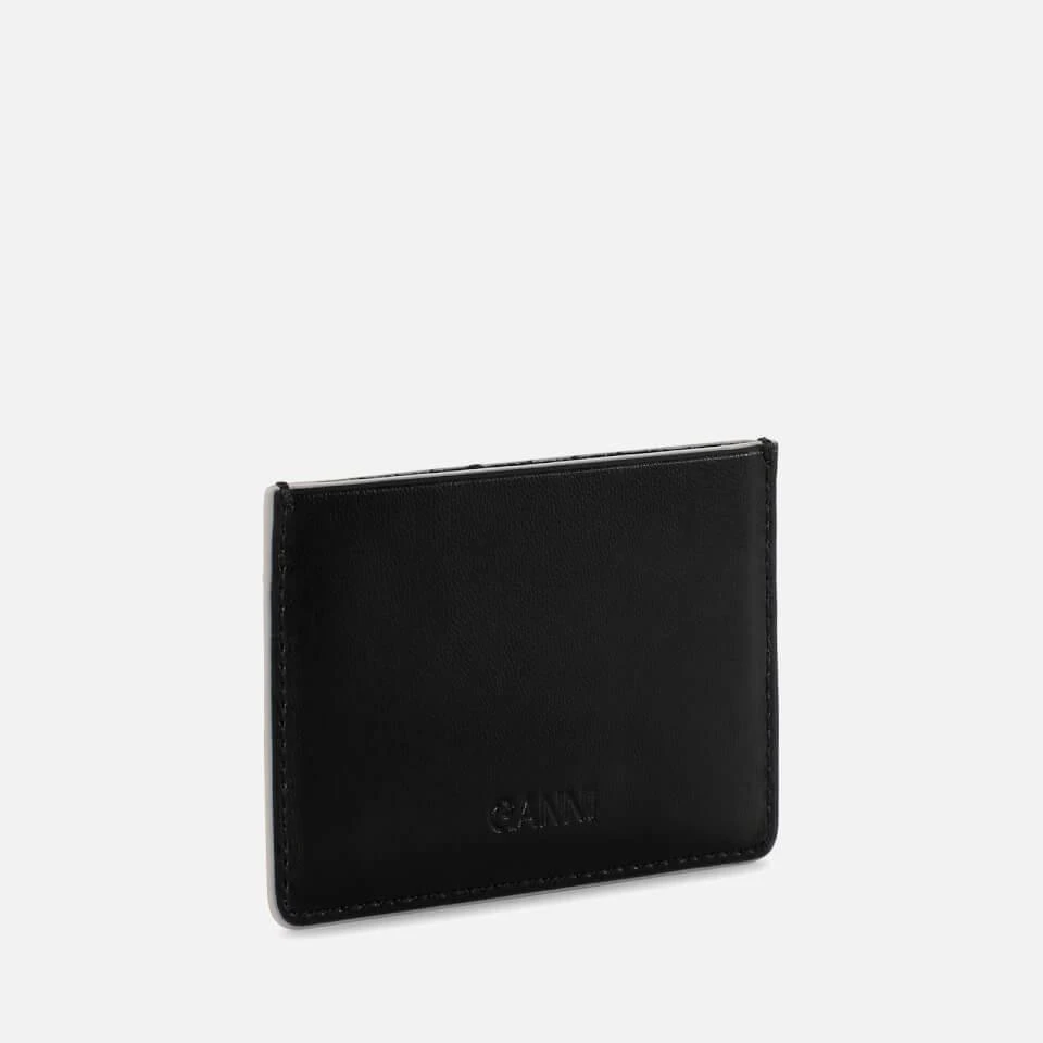 商品Ganni|Ganni Women's Bou Card Holder - Black,价格¥499,第2张图片详细描述