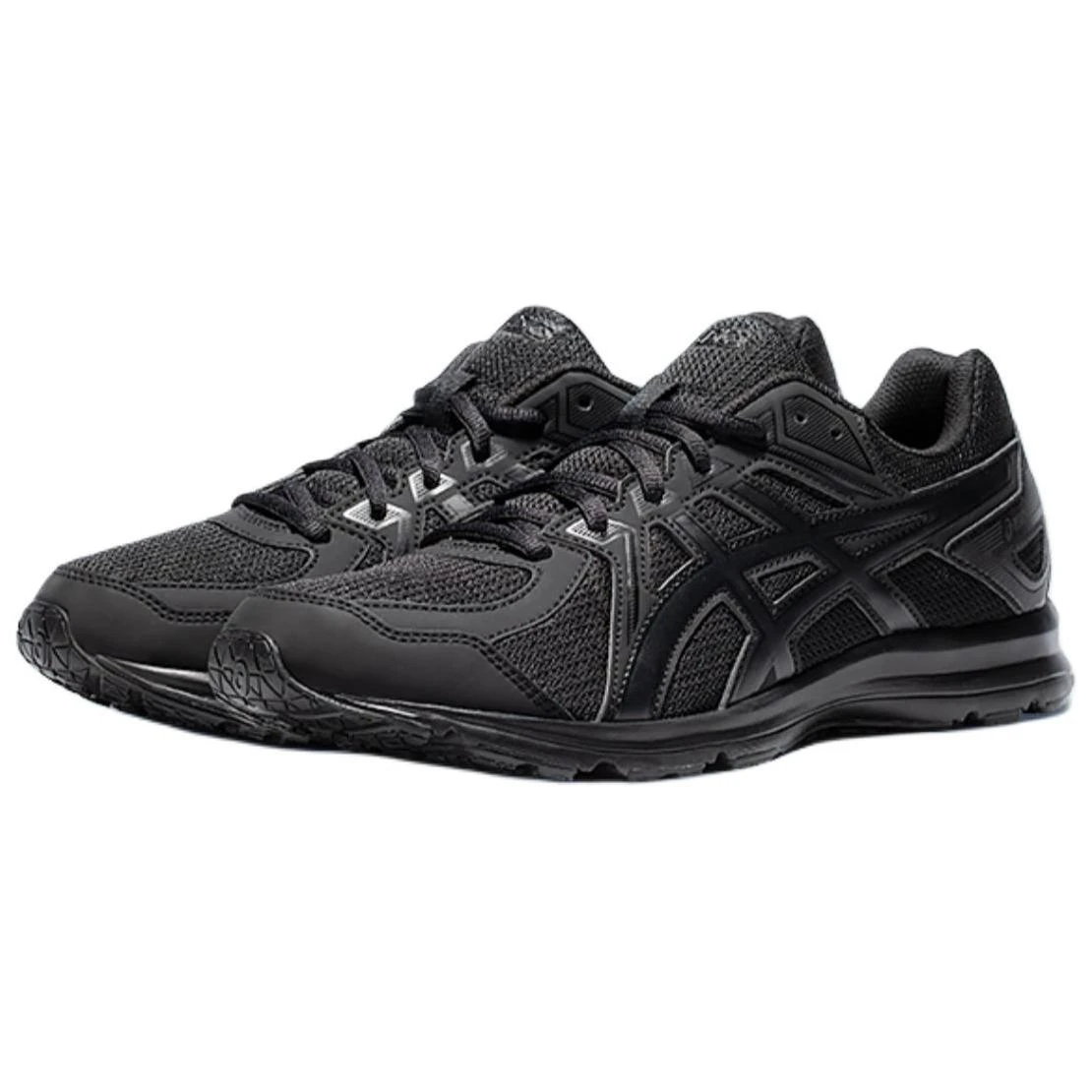 商品[国内直发] Asics|Jog 100 2 （4E）宽楦 时尚百搭耐磨透气减震 低帮跑步鞋 通用 黑色,价格¥429,第5张图片详细描述