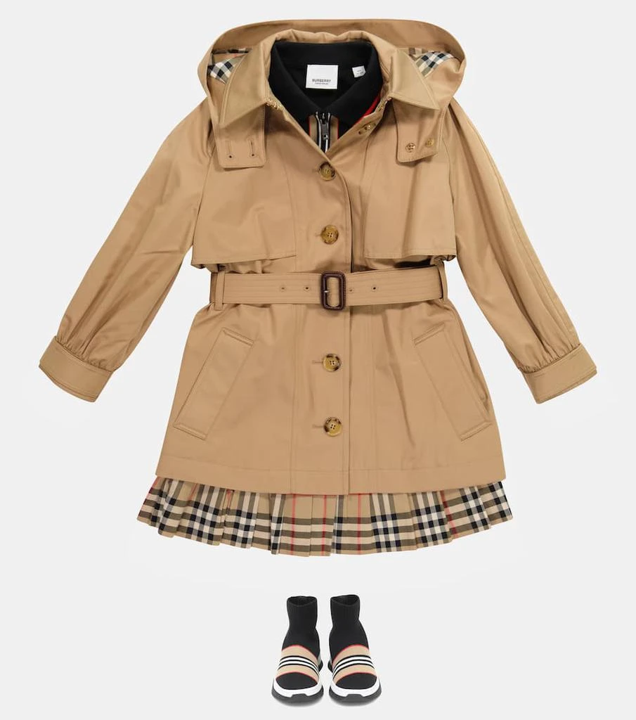 商品Burberry|Icon Stripe棉质珠地布Polo衫,价格¥1413,第2张图片详细描述