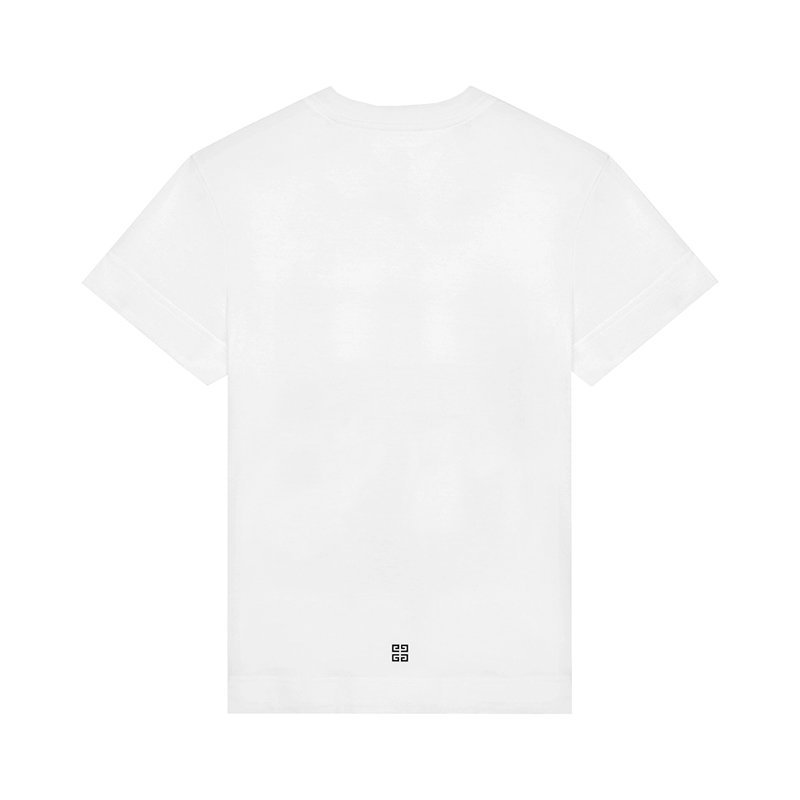 商品Givenchy|【预售3-7天】纪梵希 22年秋冬新款 迪士尼联名系列 女士白色棉质主题图案印花修身短袖T恤BW707Y3ZAP-100,价格¥4035,第6张图片详细描述