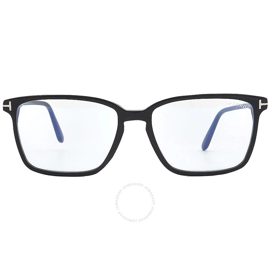 商品Tom Ford|Blue Light Block Rectangular Men's Eyeglasses FT5696-B 001 56,价格¥1022,第1张图片