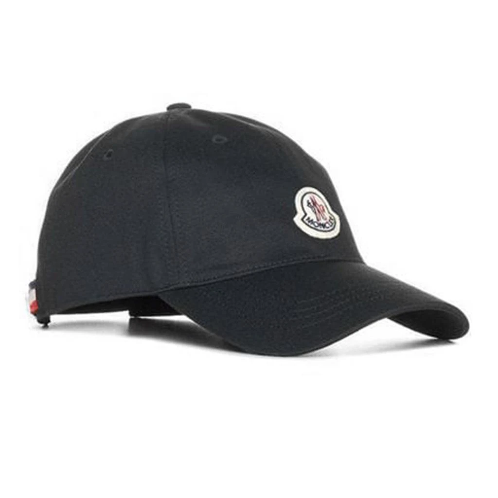 商品Moncler|Moncler Logo Baseball Black Cap,价格¥1699,第2张图片详细描述