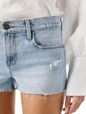 商品FRAME|Le Cutoff Denim Shorts,价格¥386,第4张图片详细描述