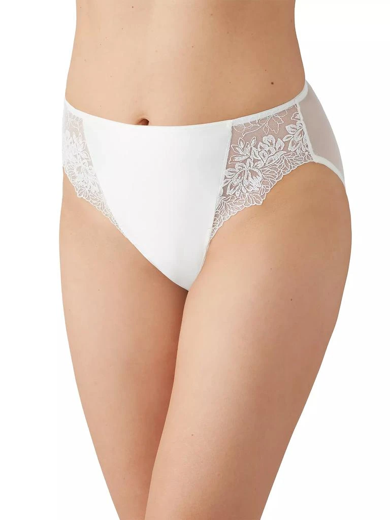 商品Wacoal|Side Note Floral Lace Full-Coverage Briefs,价格¥96,第3张图片详细描述