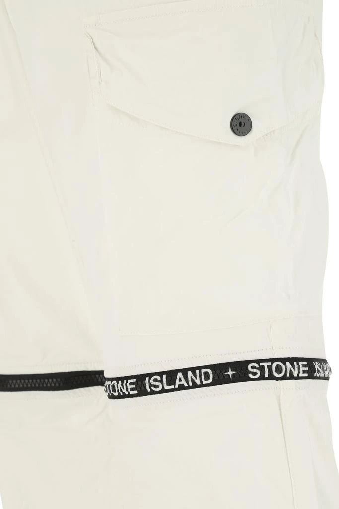 商品Stone Island|Chalk stretch cotton cargo pant,价格¥1354,第2张图片详细描述