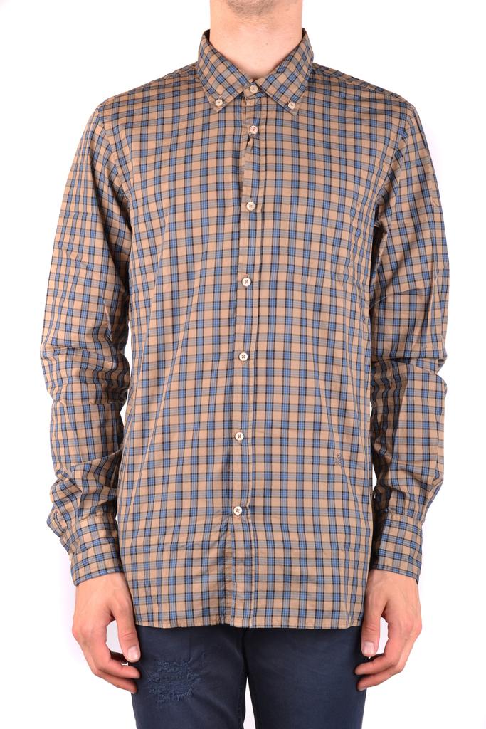 Dondup Checkered Shirt in Brown商品第1张图片规格展示