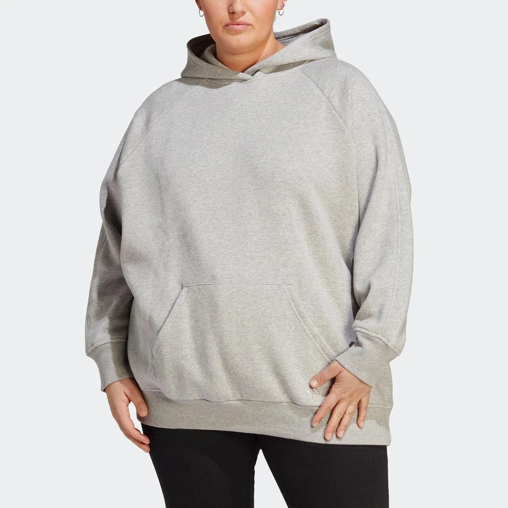 商品Adidas|Women's adidas ALL SZN Fleece Boyfriend Hoodie (Plus Size),价格¥186-¥240,第2张图片详细描述