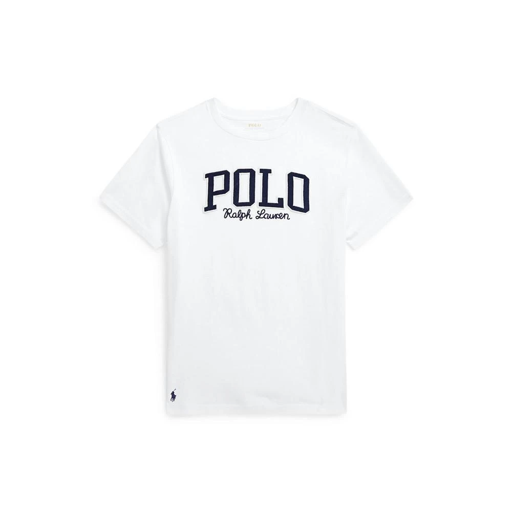 商品Ralph Lauren|Big Boys Corduroy-Logo Jersey T-shirt,价格¥214,第1张图片