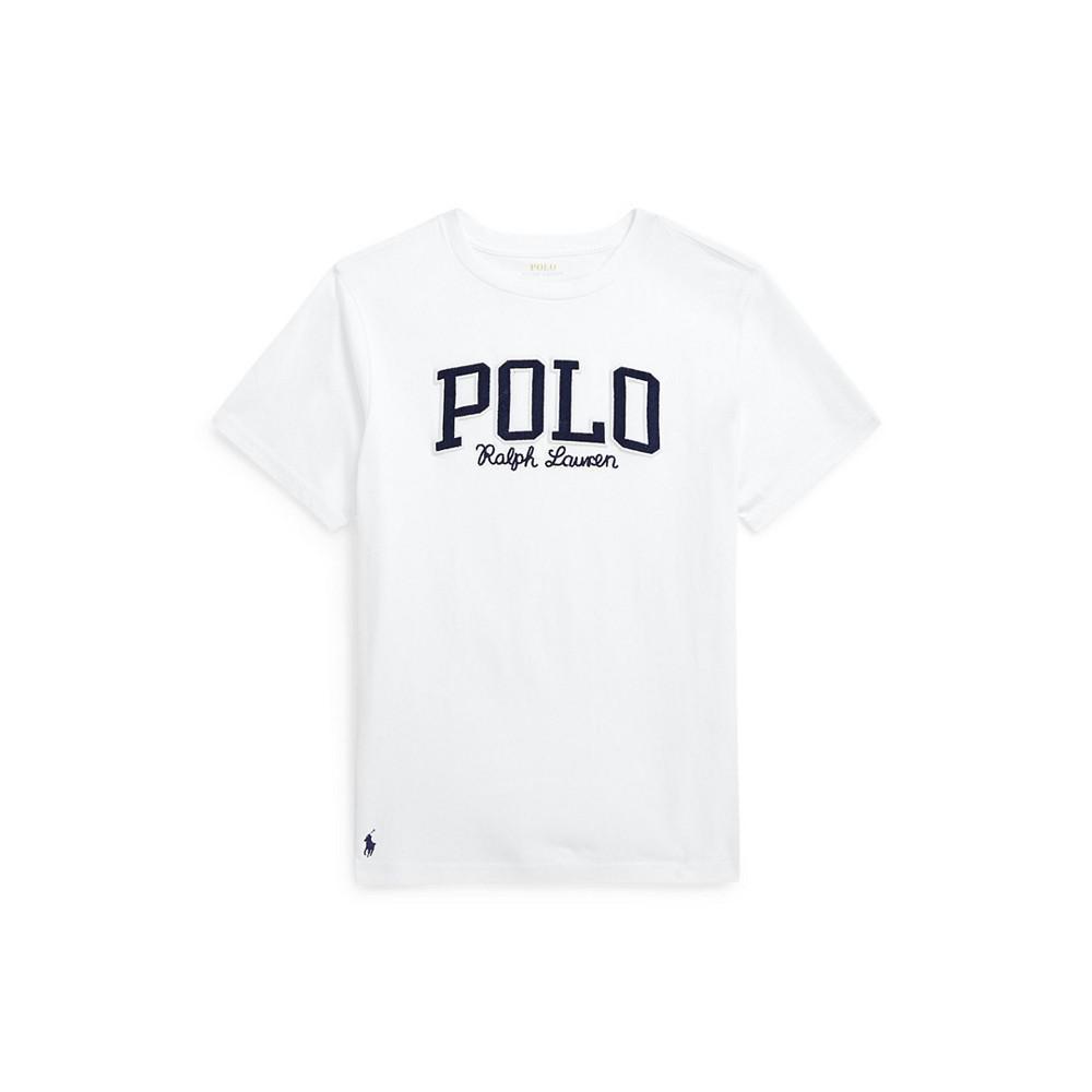 商品Ralph Lauren|Big Boys Corduroy-Logo Jersey T-shirt,价格¥204,第1张图片