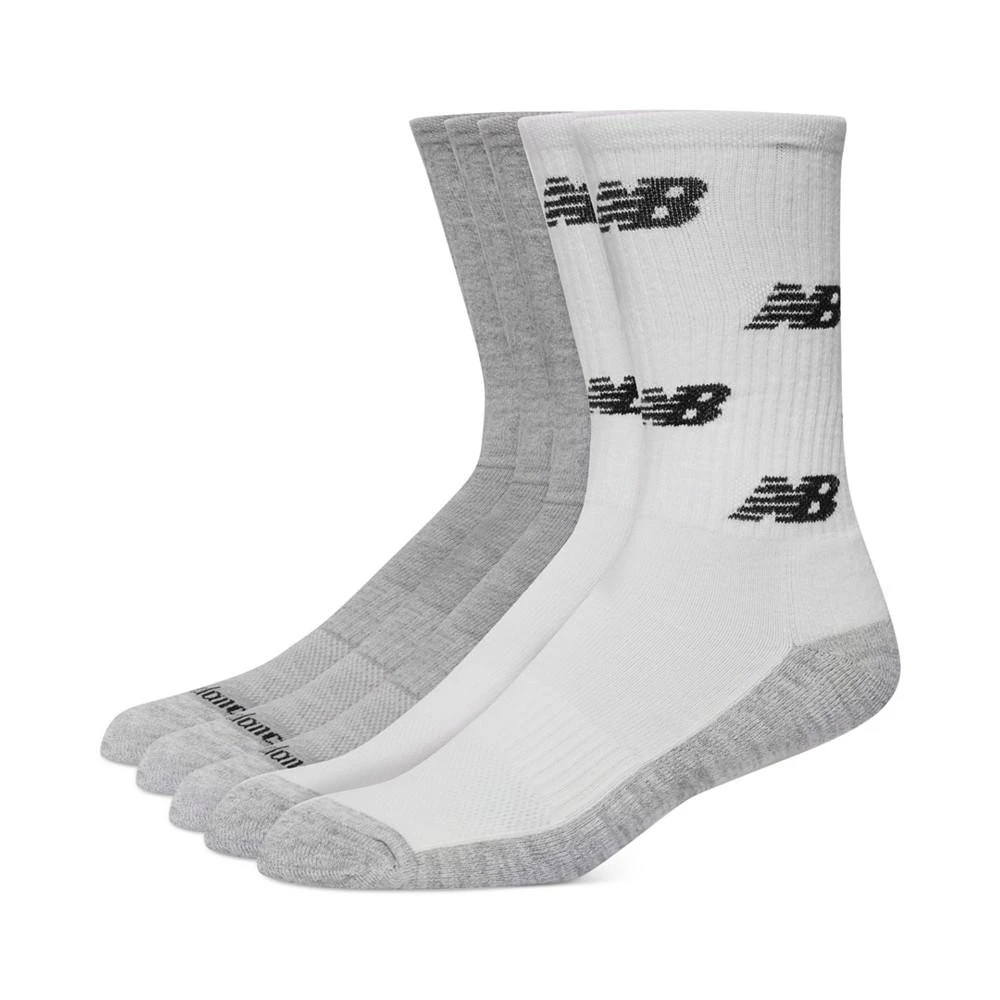 商品New Balance|Men's Athletic Crew Socks - 5 pk.,价格¥83,第2张图片详细描述