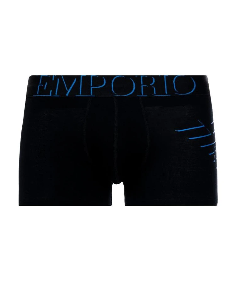 商品Emporio Armani|EMPORIO ARMANI 黑色男士内裤 1117769P725-20,价格¥252,第1张图片
