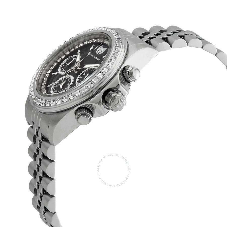 商品TechnoMarine|Manta Chronograph Quartz Black Dial Unisex Watch TM-221013,价格¥852,第2张图片详细描述