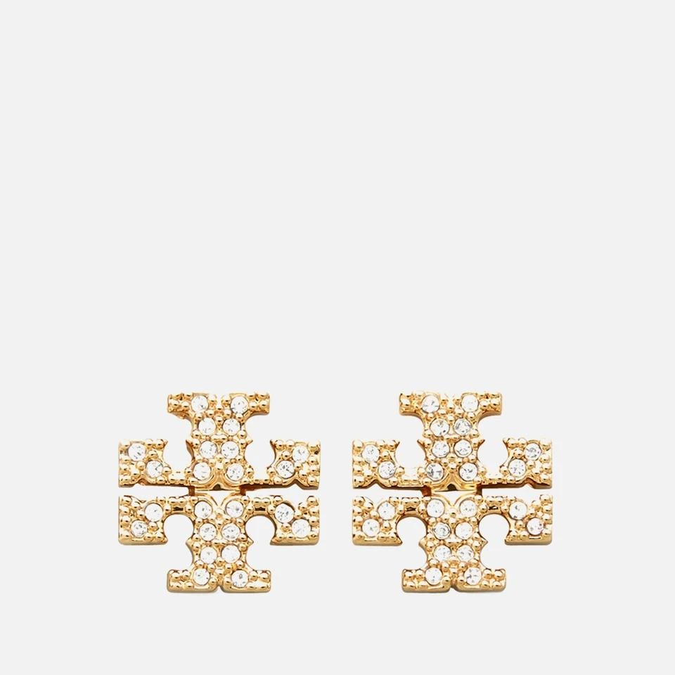 商品Tory Burch|女士logo水钻耳钉,价格¥1101,第1张图片