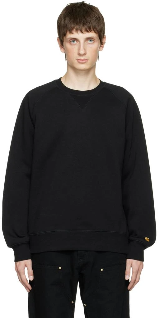 商品Carhartt WIP|Black Chase Sweatshirt,价格¥774,第1张图片