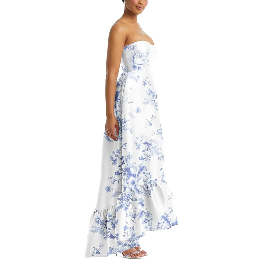 商品Alfred Sung|Women's Strapless High-Low Ruffled-Hem Gown,价格¥1511,第3张图片详细描述
