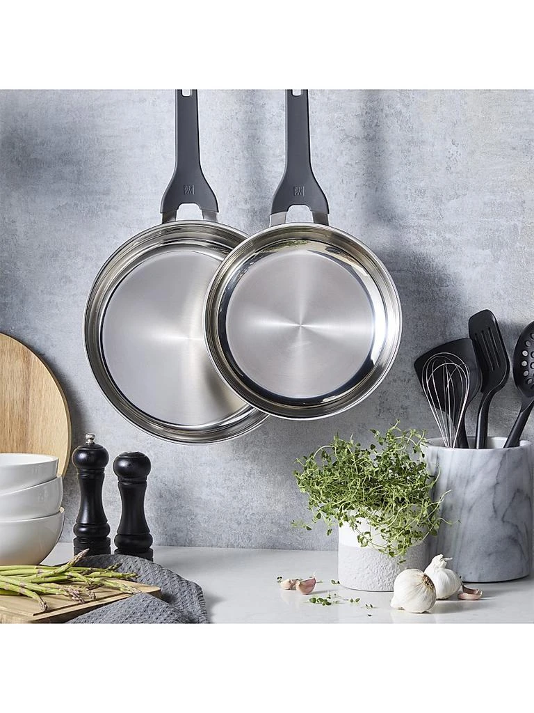 商品ZWILLING J.A. Henckels|Simplify 2pcs Stainless Steel 9.5'' and 11'' Fry Pan Set,价格¥516,第4张图片详细描述