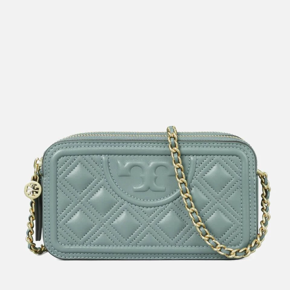 商品Tory Burch|Tory Burch Women's Fleming Double-Zip Mini Bag - Arctic,价格¥1815,第1张图片