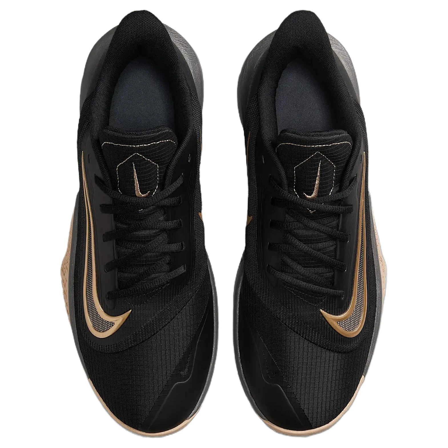 商品[国内直发] NIKE|Precision 7 舒适柔软 防滑耐磨 低帮 篮球鞋 男款 黑金色,价格¥502,第5张图片详细描述