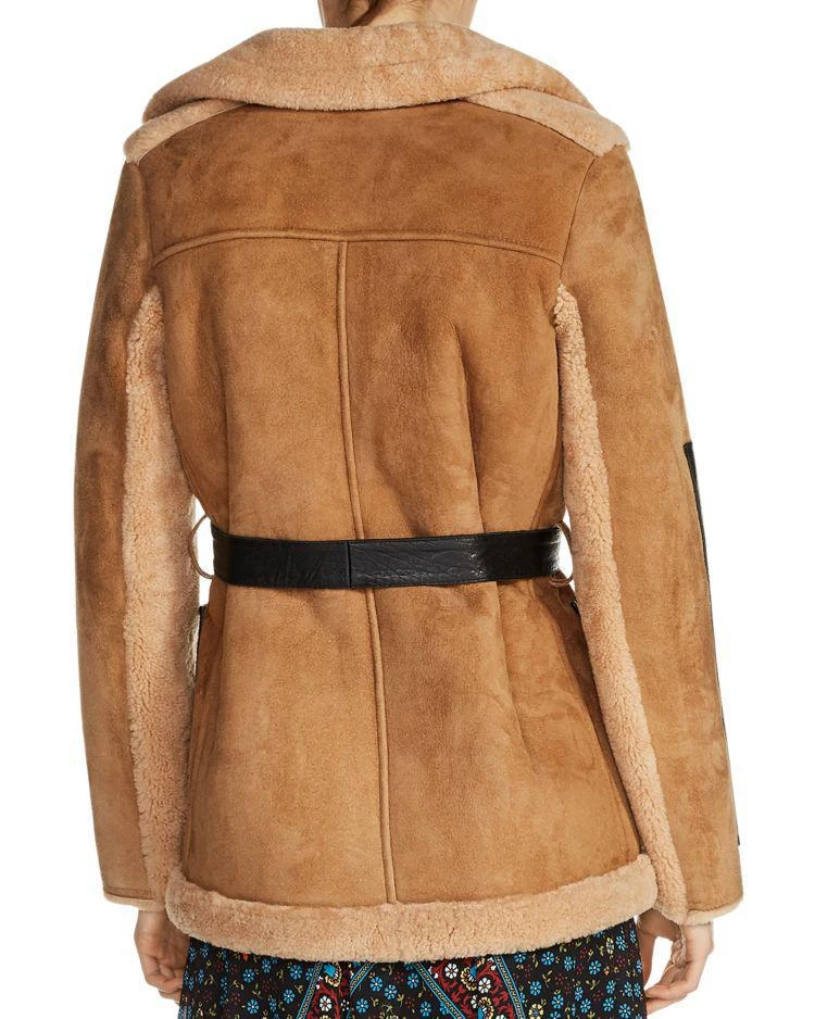 商品Maje|Gulen Real Lamb Shearling Coat,价格¥10660,第2张图片详细描述
