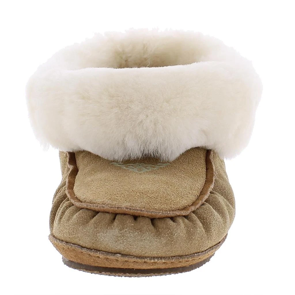 商品Superlamb|Superlamb Mens Navajo Suede Shearling Lined Moccasin Slippers,价格¥305,第2张图片详细描述