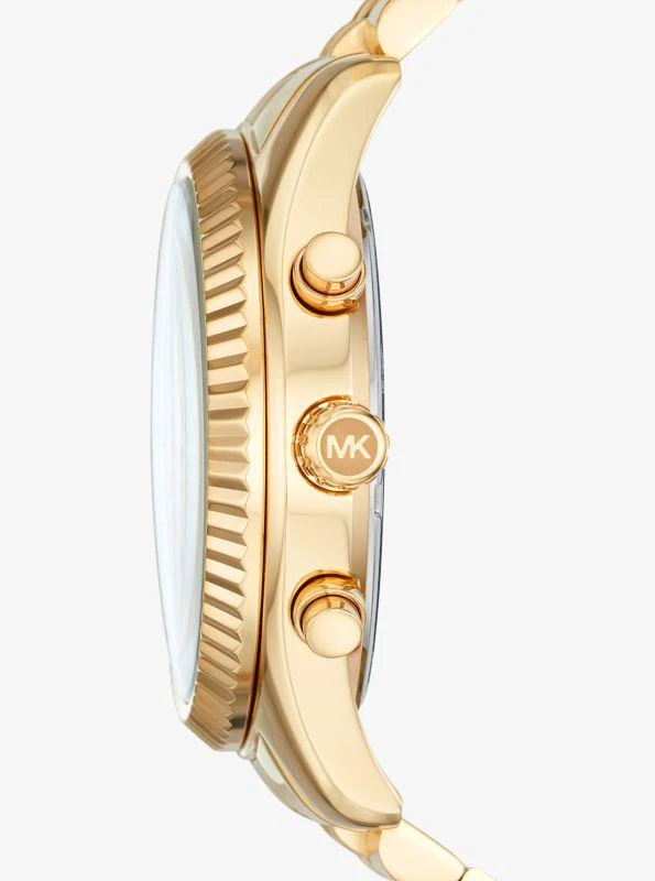 商品Michael Kors|Oversized Lexington Gold-Tone Watch,价格¥2809,第2张图片详细描述