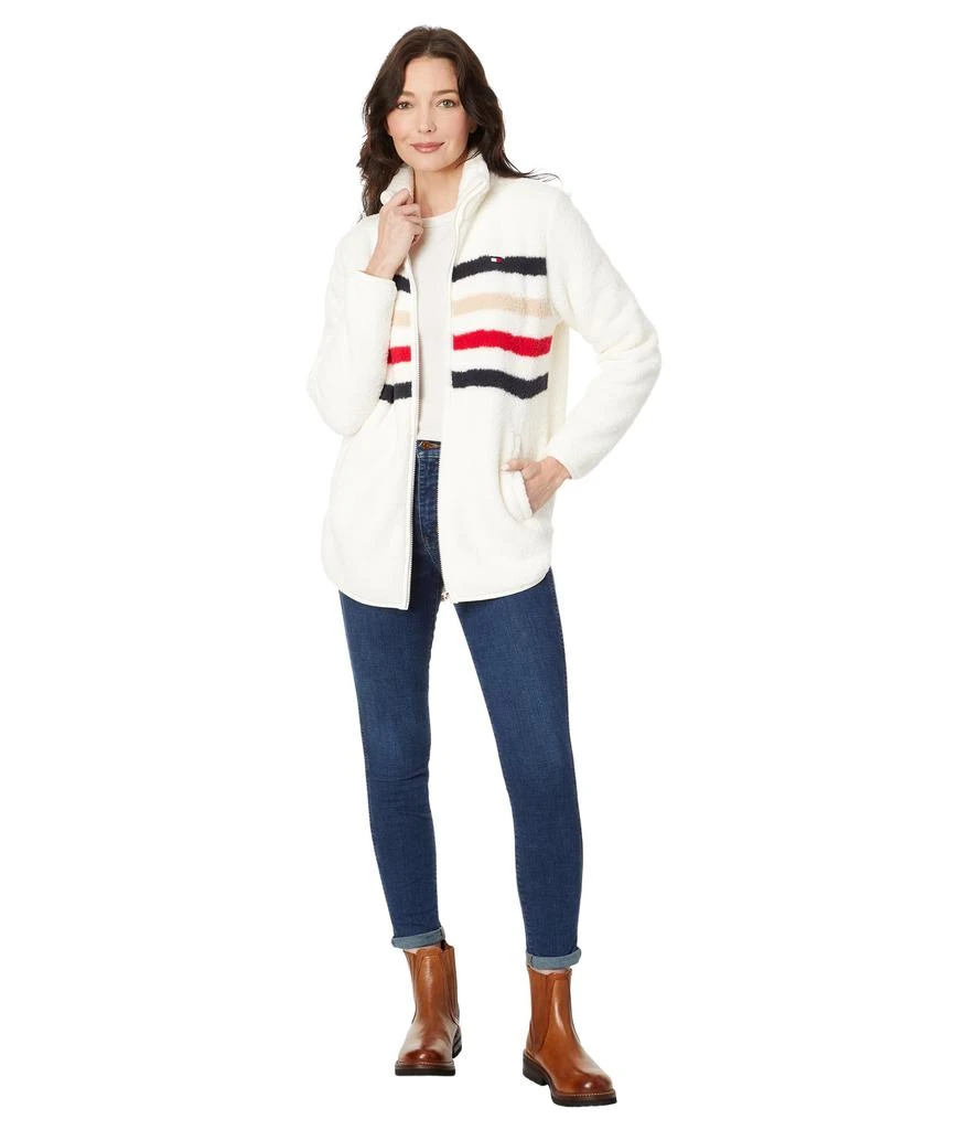 商品Tommy Hilfiger|Stripe Sherpa Jacket,价格¥394,第4张图片详细描述