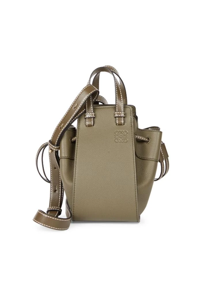 商品Loewe|Small Hammock Drawstring Leather Bag,价格¥13330,第1张图片