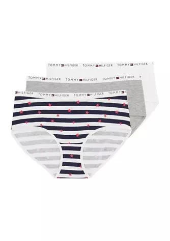 商品Tommy Hilfiger|Hilfiger Girls 7 16 Hipsters   3 Pack,价格¥97,第1张图片