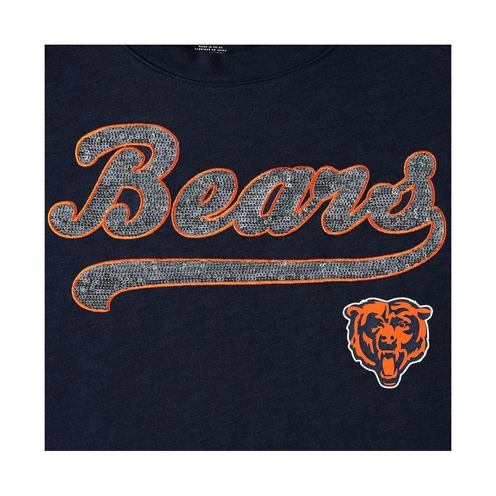 商品Tommy Hilfiger|Women's Navy Chicago Bears Justine Long Sleeve Tunic T-shirt,价格¥419,第2张图片详细描述