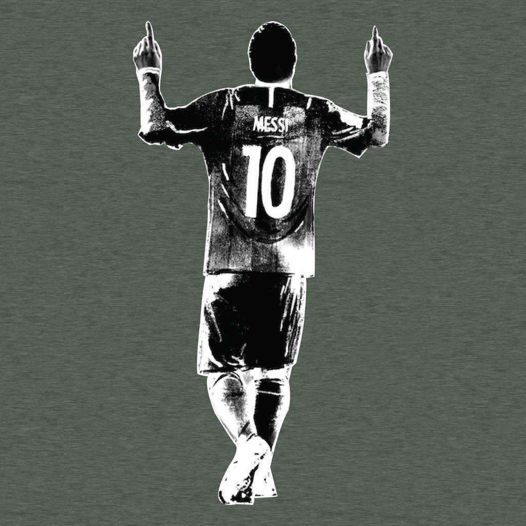 Messi Silhouette Kid's T-Shirt商品第7张图片规格展示