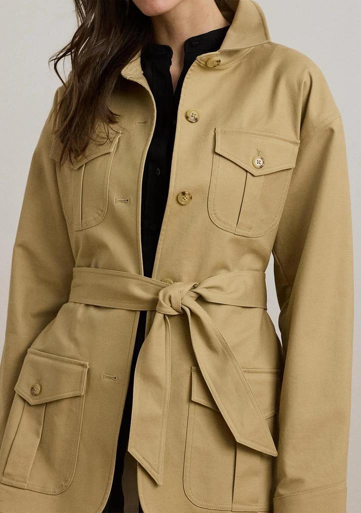 商品Ralph Lauren|Women's Double Faced Stretch Cotton Field Jacket,价格¥1089,第3张图片详细描述
