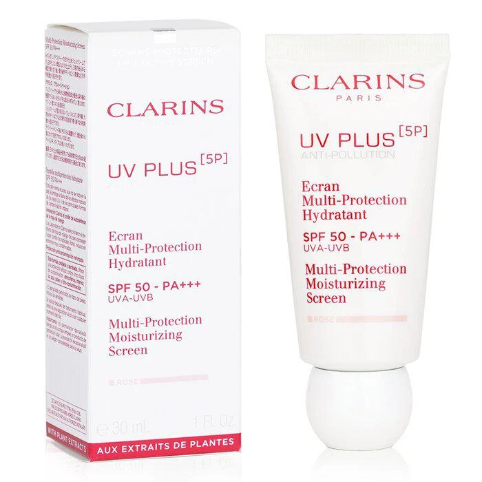 商品Clarins|Clarins 「UV小白盾」娇韵诗多效轻透防晒乳SPF50 - 润粉色 30ml/1oz,价格¥404,第2张图片详细描述