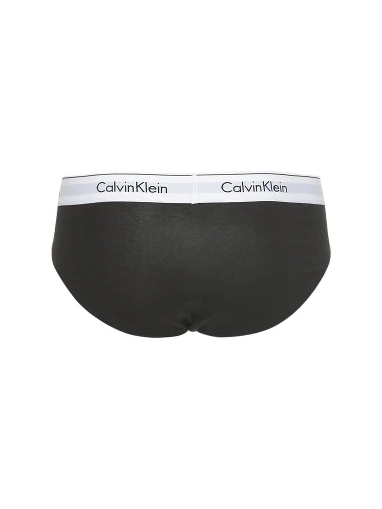 商品Calvin Klein|Pack Of 3 Logo Band Cotton Briefs,价格¥293,第4张图片详细描述
