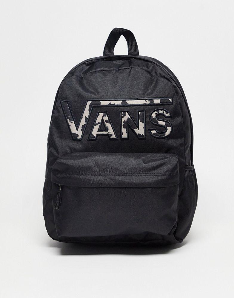 Vans Realm Flying V backpack in black商品第1张图片规格展示