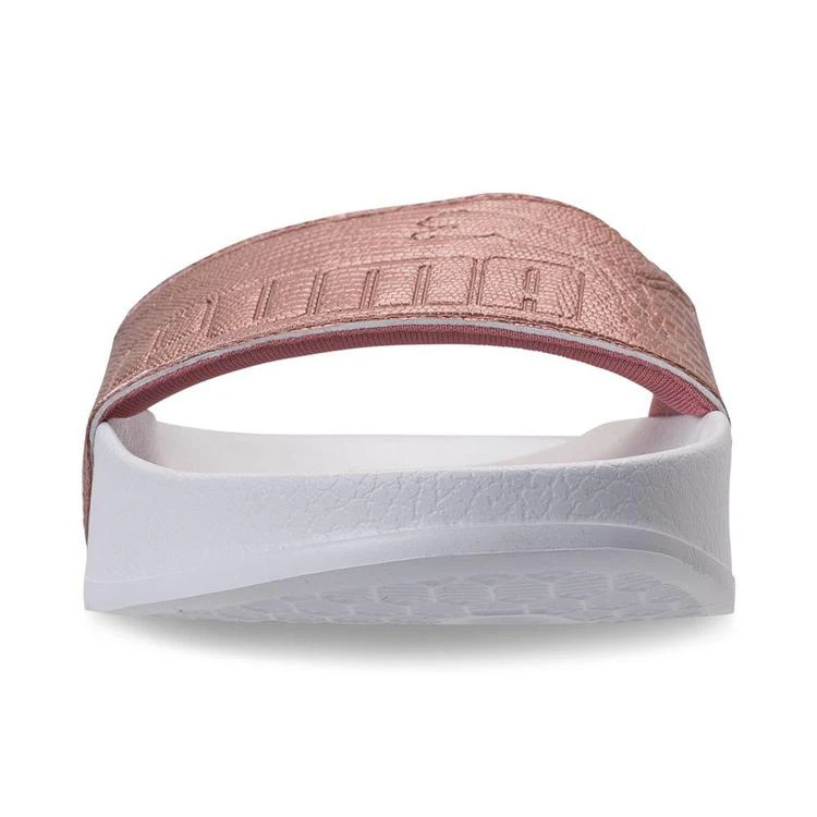 商品Puma|Women's Leadcat Leather Slide Sandals from Finish Line,价格¥149,第3张图片详细描述