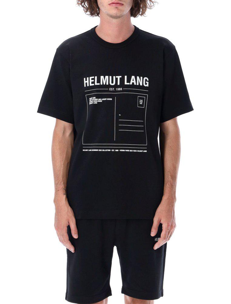 Helmut Lang New York Postcard Crewneck T-Shirt商品第1张图片规格展示