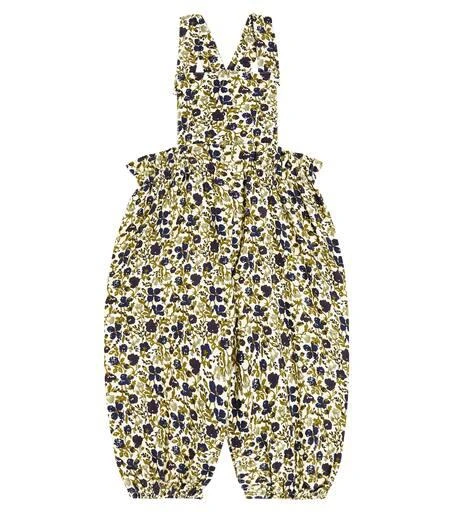 商品Bonpoint|Baby Papaye floral cotton overalls,价格¥1390,第1张图片