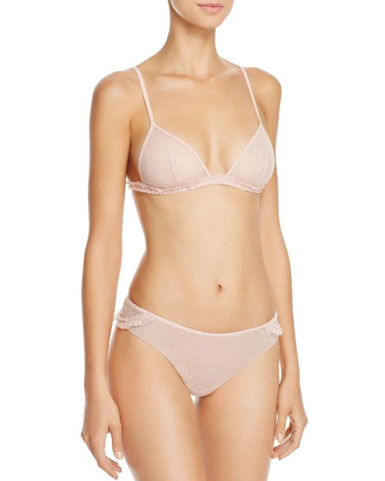 商品La Perla|La Perla Plumetis Triangle Bralette,价格¥199,第3张图片详细描述