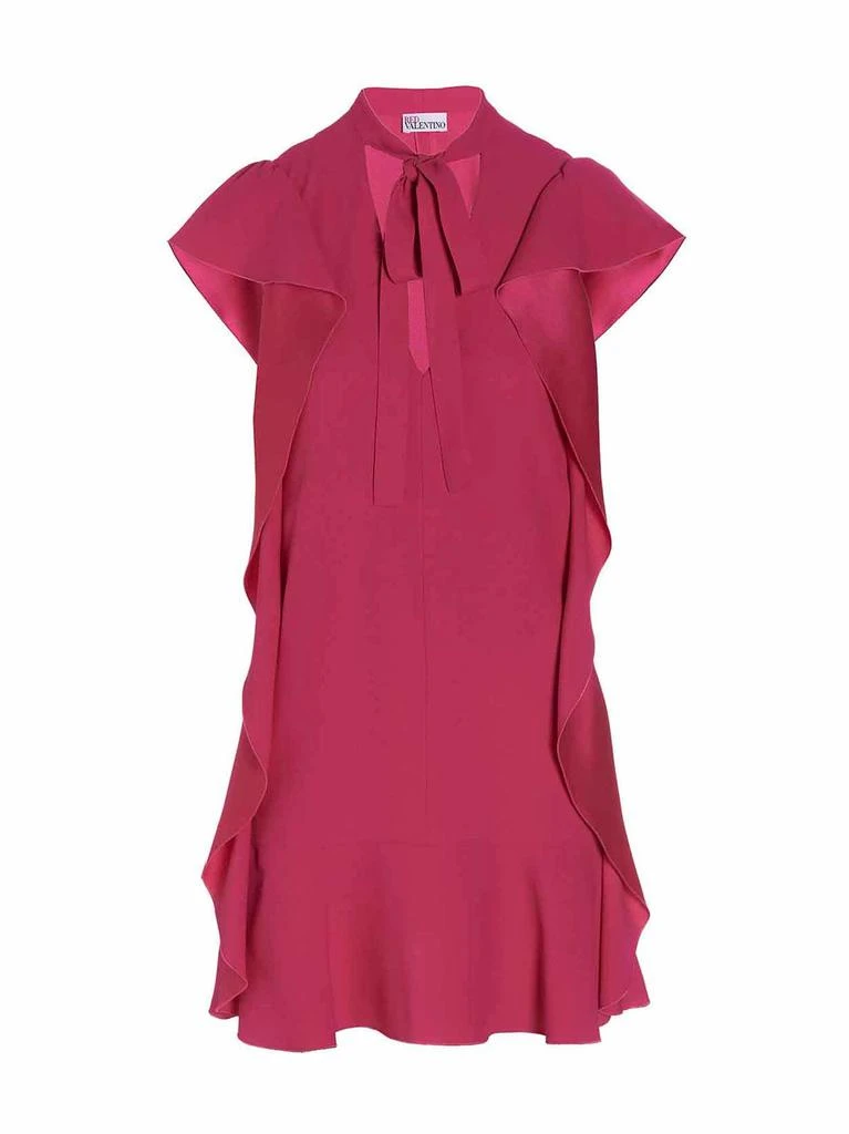 商品RED Valentino|REDValentino Frisottine Ruched Mini Dress,价格¥2240,第1张图片